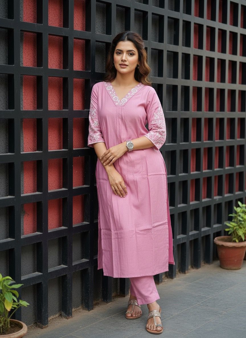 Vatican simple Cotton Co-ord set Vatican simple Cotton Co-ord set