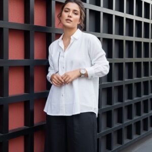 classy beige office wear